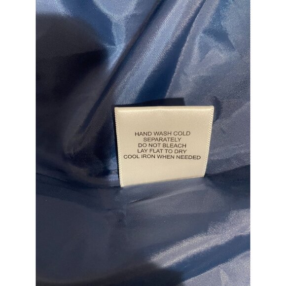 ModCloth Floral A-Line Midi Skirt S Polyester Navy Multicolor Pockets - Picture 13 of 16